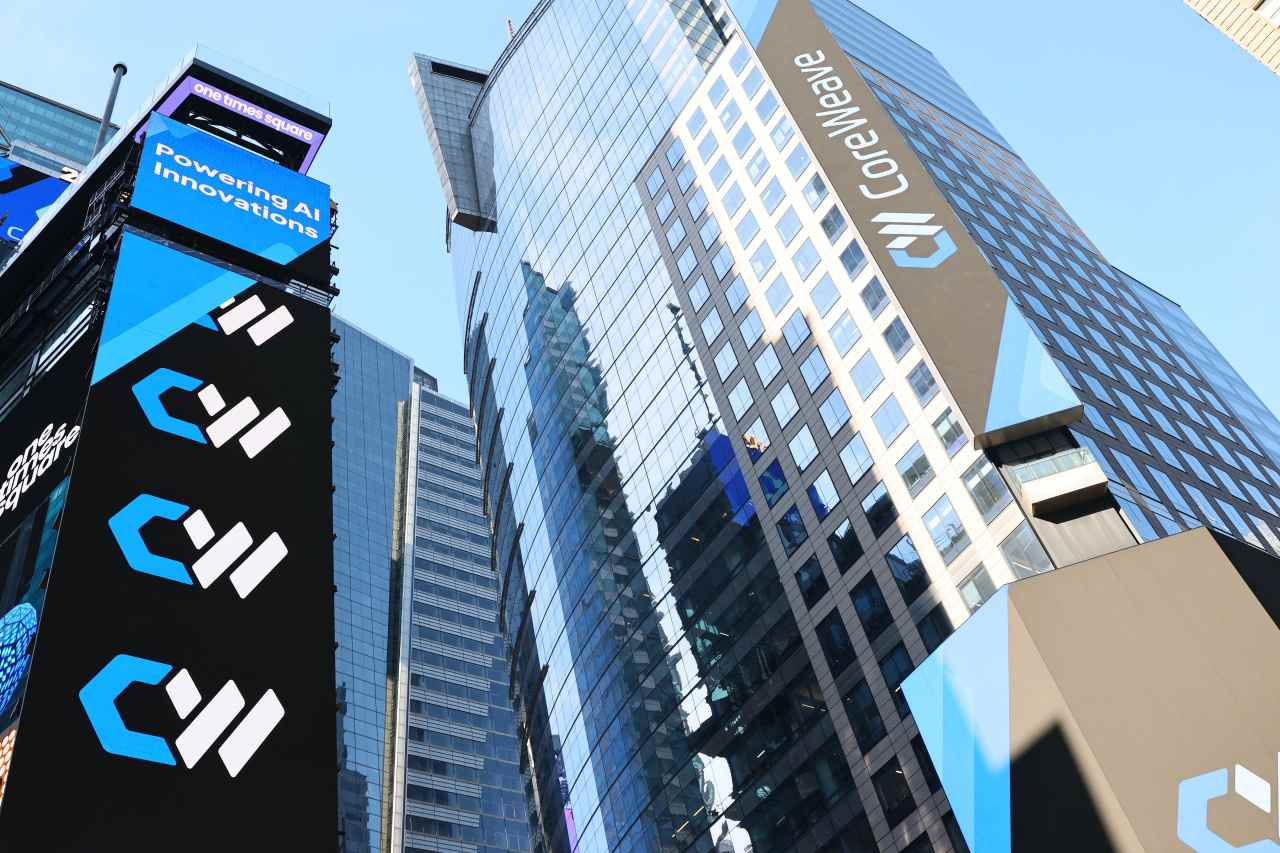 CoreWeave’s stock falls as new Google cloud venture may signal more competition ahead